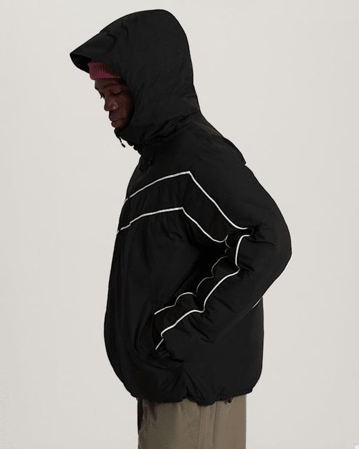 Chaqueta Acolchada Con Capucha 90's Big Block, Hombre, Talla Vans de hombre de color Black