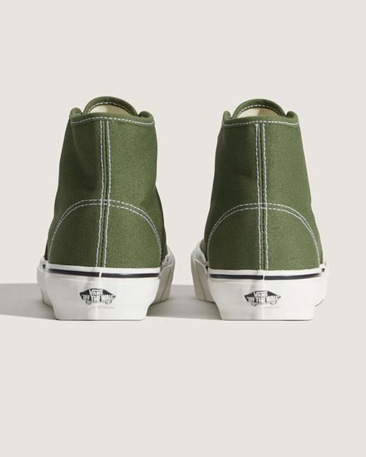 Vans Green Authentic Hi 2.0 Shoes for men