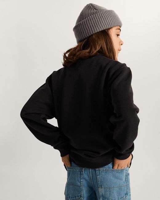 Vans Black Kids Stretch Logo Crew Sweatshirt (8-14 Years)