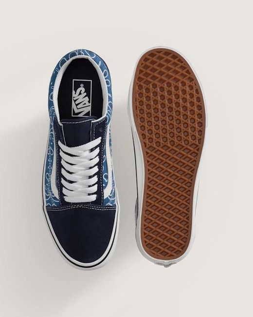 Vans Blue Old Skool Shoes for men