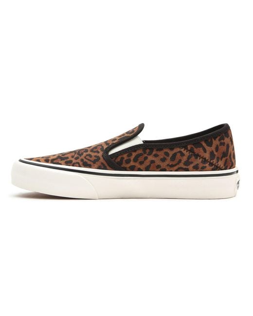 vans leopard slip on sf