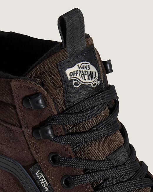 Vans Black Sk8-Hi Waterproof Insulated Shoes for men