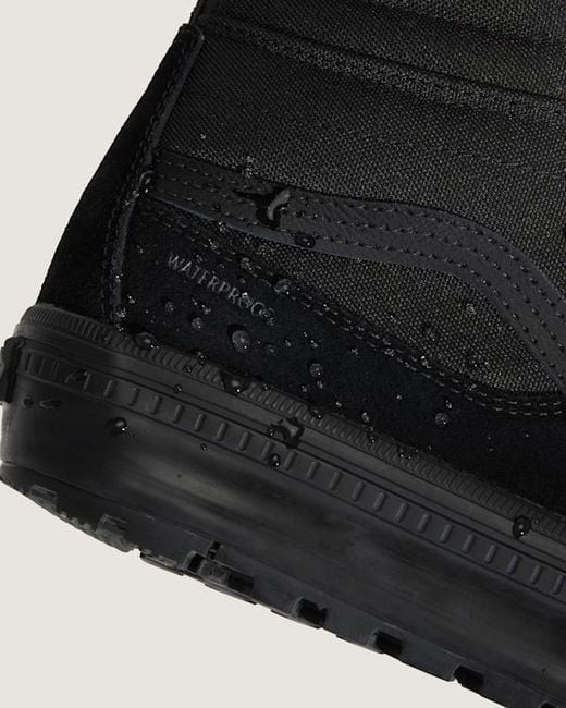 Vans Black Sk8-Hi Waterproof Insulated Shoes for men