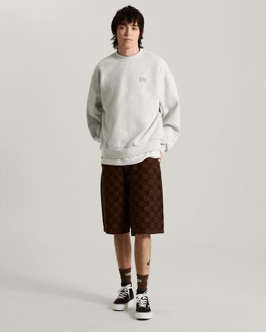 Vans Gray Premium Crewneck Sweatshirts for men