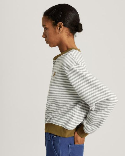 Vans Gray Molly Long Sleeve Henley