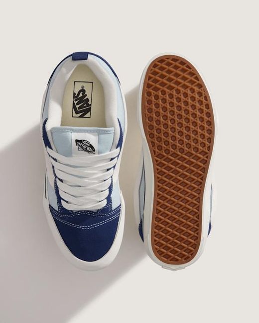 Vans Blue Knu Skool Shoes for men