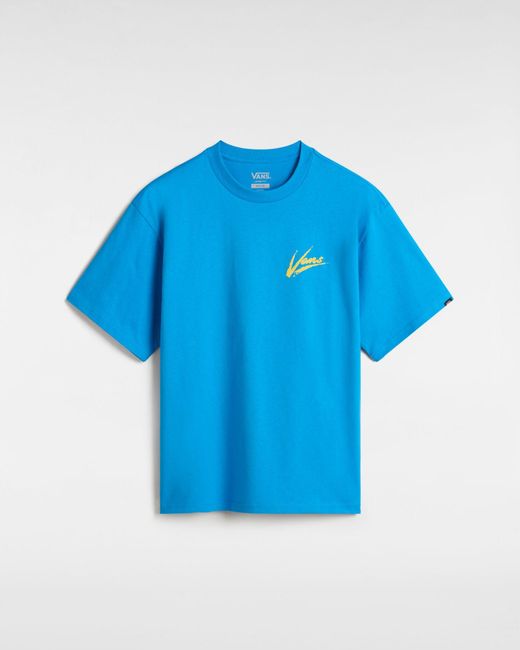 Vans Dettori Loose Fit T-shirt in Blue für Herren