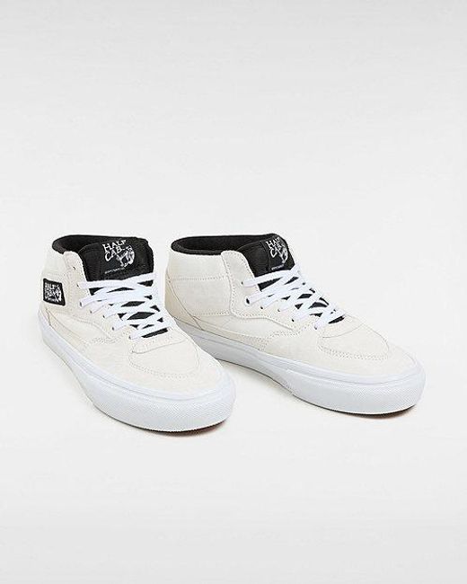 Vans White Skate Half Cab Shoes