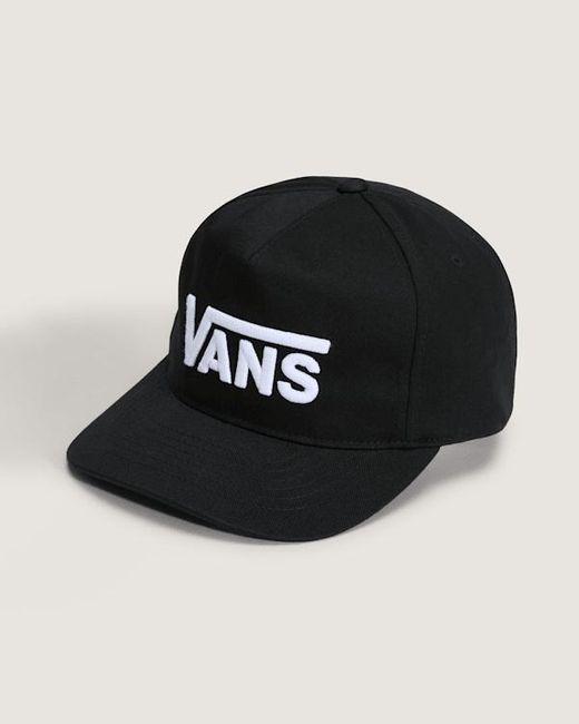 Gorra Con Cierre Ajustable Trasero Y Logotipo Drop V, Hombre, Talla Vans de hombre de color Black