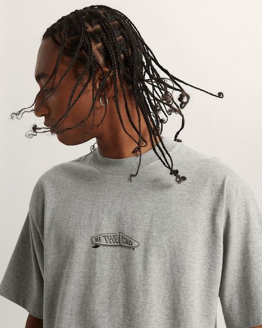 Vans Buckled Tee, Grootte in het Gray voor heren