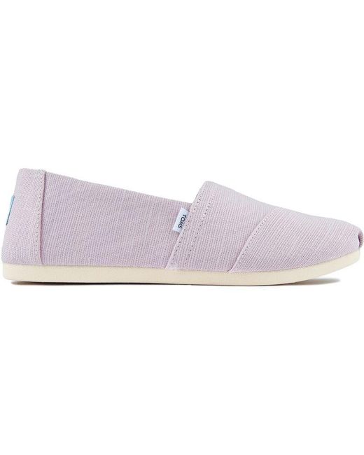 TOMS Purple Alpargata Shoes