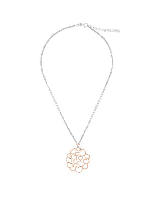 Orphelia Metallic 'Maliya' 925 Sterling Chain With Pendant
