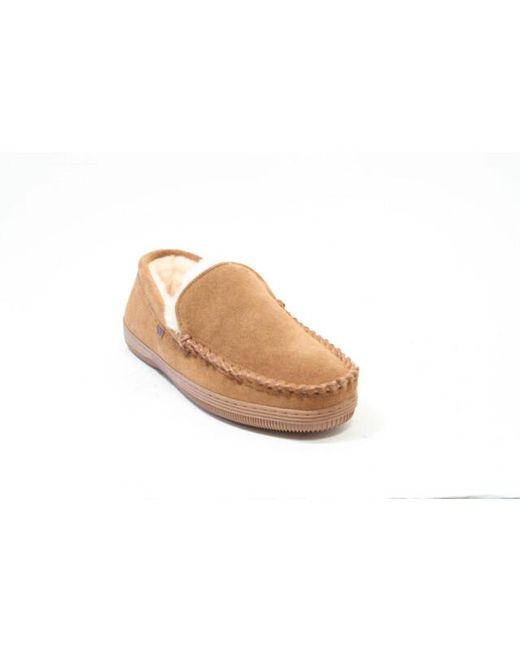 Warmbat Pantoffels in het Natural voor heren