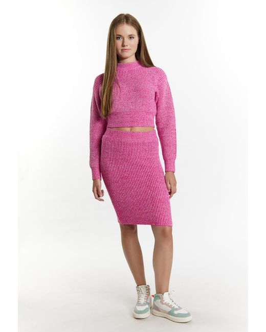 myMo Pink Strickpullover Damen