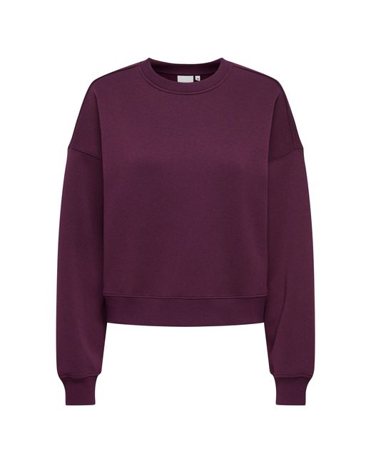 ONLY Sweater in het Purple