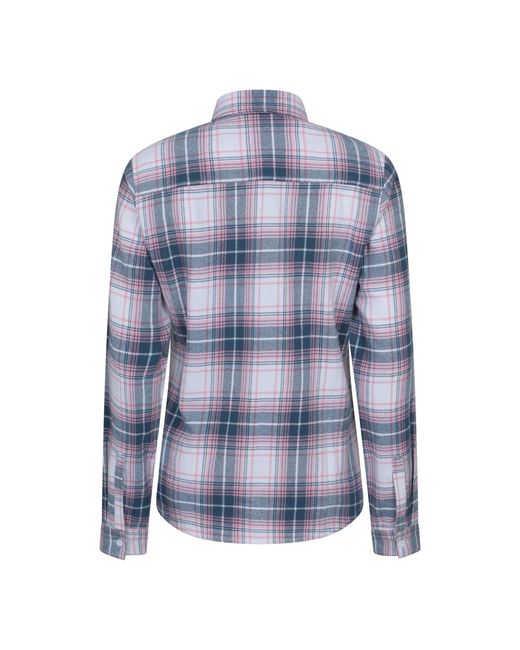 Mountain Warehouse Willow Flanellen Overhemd in het Blue