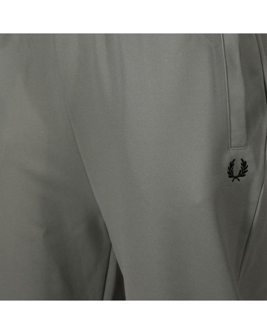Fred Perry Gray Plain Night Sweatpants Cotton for men