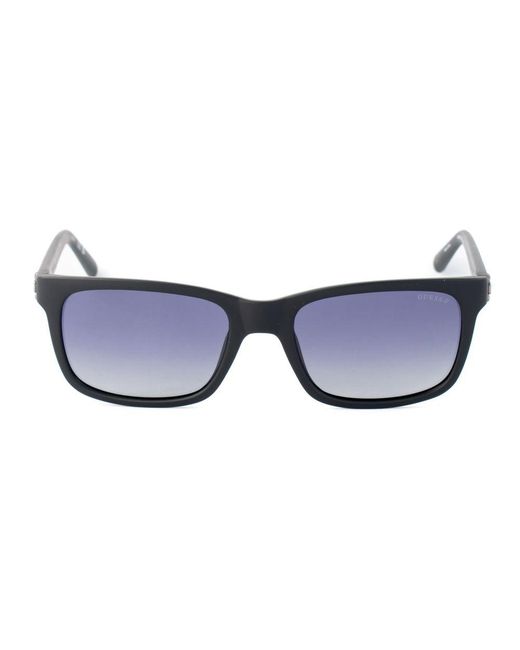 Guess Blue Black Resin Sunglasses for men