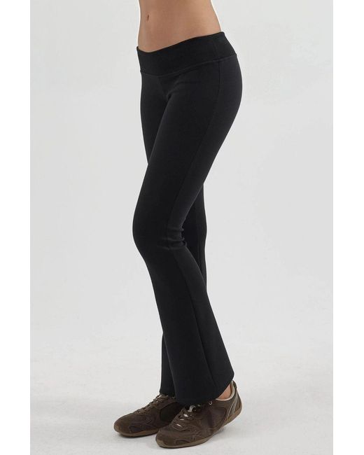 Busem Elastische Taille Flare Broek in het Blue