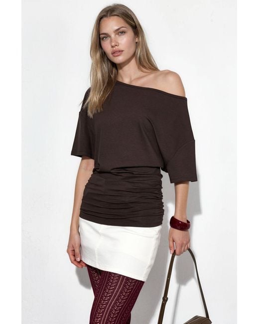 Busem Boothals Jersey Blouse in het Black