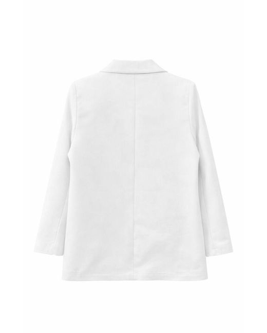 MixRay Overmaatse Blazer in het White