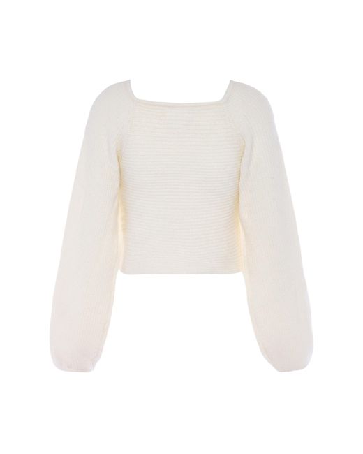 myMo Jumper Wolwit in het White