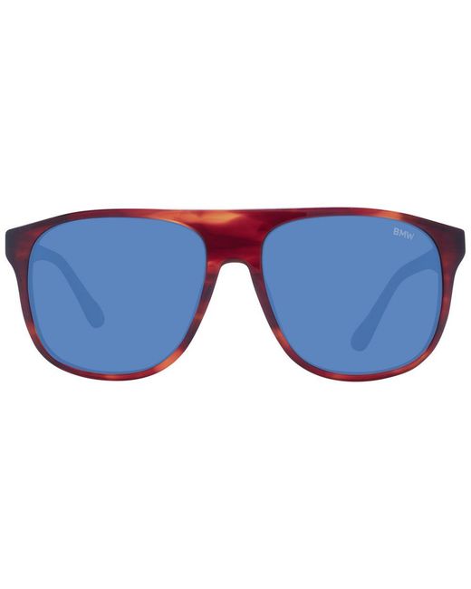BMW Blue Brown Acetate Sunglasses for men