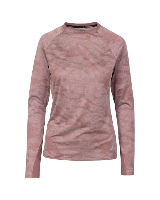 Trespass Salween Tp75 Top (rozentoon) in het Purple
