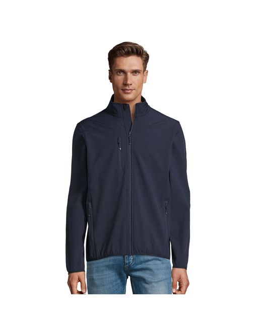 Sol's Radian Soft Shell Jacket (Afgrond) in het Blue voor heren