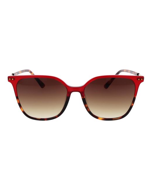 Replay Red Plastic Sunglasses