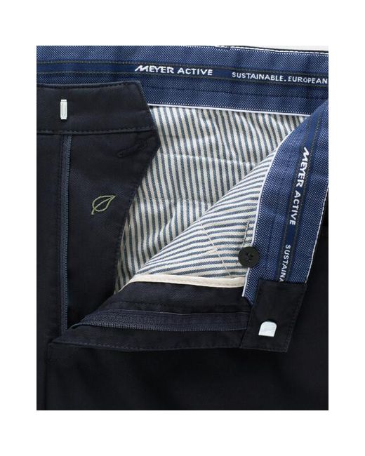 Meyer Dublin Pantalon in het Blue voor heren