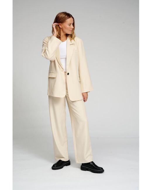 TeeShoppen Oversized Blazer in het Natural