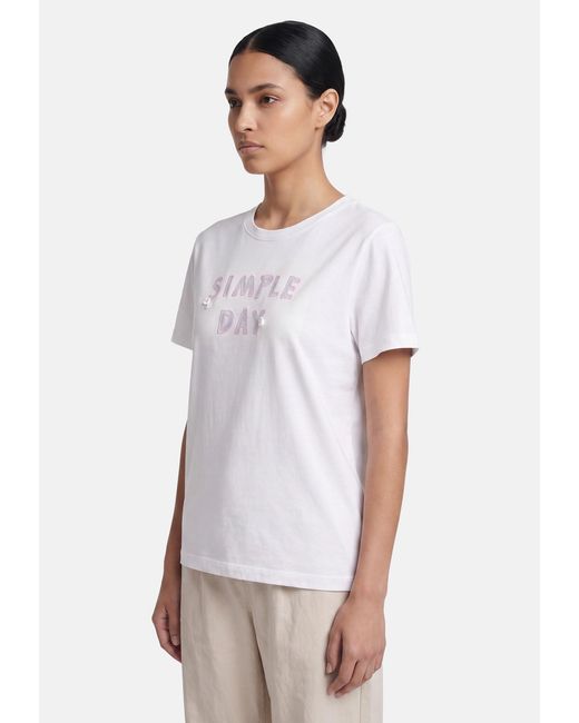 Chiara Ferretti T-Shirt in het White