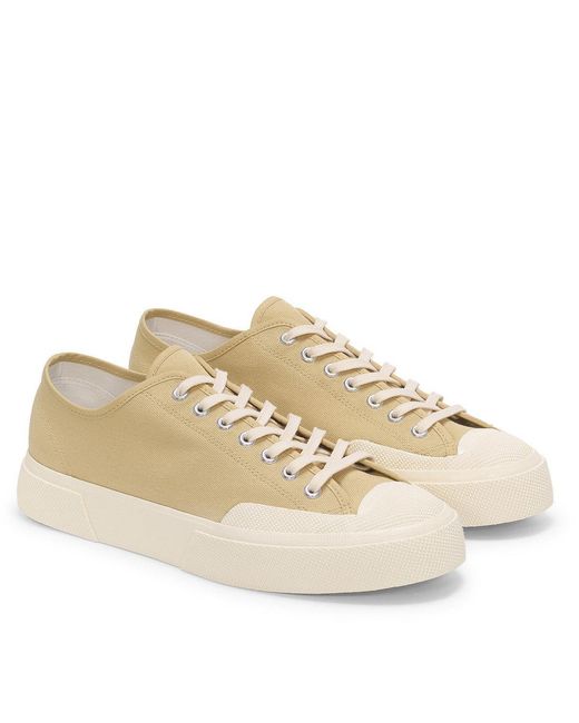 Superga Natural Adult 2432 Works Cotton Canvas Low Cut Trainers /Off) for men