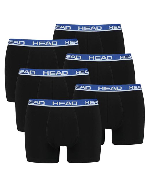 Head Basic Boxer 2P Boxershorts in het Black voor heren