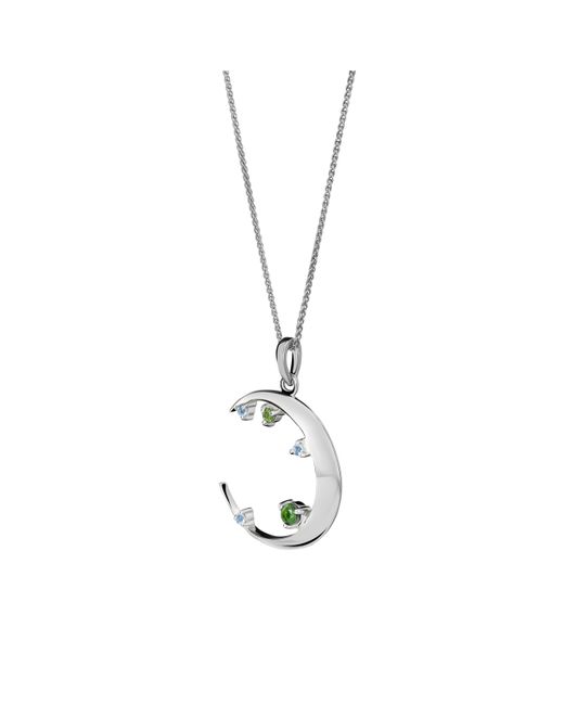Orphelia Metallic 'Eline' 925 Sterling Chain With Pendant