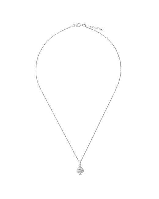 Orphelia Metallic 925 Sterling Chain With Pendant
