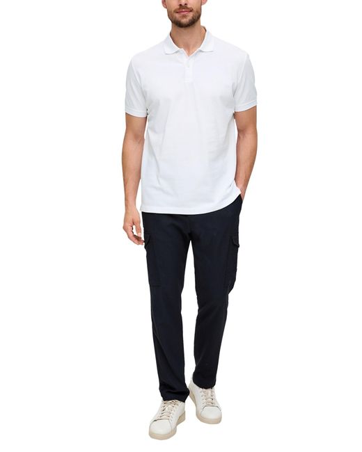 S.oliver Polo in het White voor heren