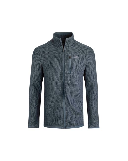 Weird Fish Blue Transom Zip Macaroni Eco Friendly Jacket (Dusty) for men