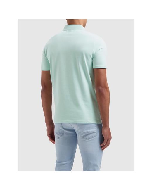 Pure Path Essential Triangle Polo in het Blue voor heren
