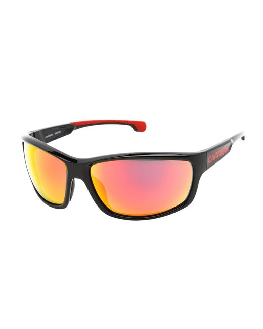 Carrera Pink Sonnenbrille „Carduc" Mit Rotem Und Schwarzem Rahmen Und Mehrschichtigen Gläsern