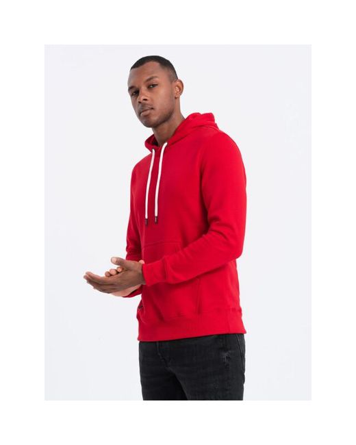 Ombre Hoodie Brick Basic in het Red voor heren