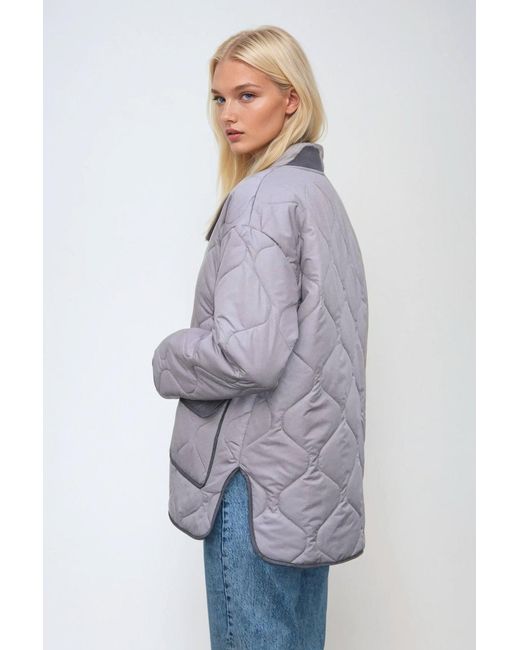 TeeShoppen Gewatteerd Blokjack in het Purple