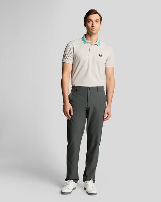 Lyle & Scott Gray 5 Pocket Trouser for men