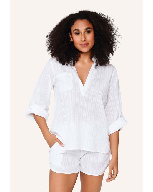 Lingadore Shortama Set in het White