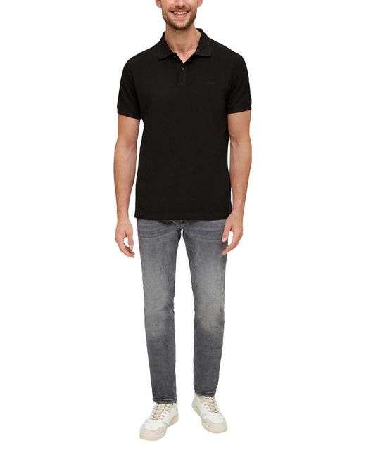 S.oliver Polo in het Black voor heren