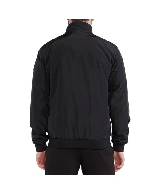 EA7 Patch Logo Zwarte Jas in het Black voor heren