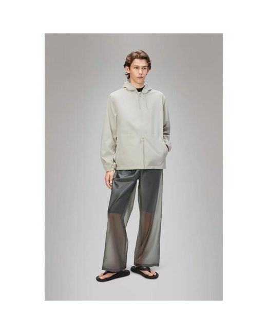Rains 12410 Suva Hardshell Jacket Matrix in het Gray voor heren