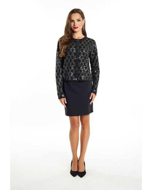 faina Vest in het Black