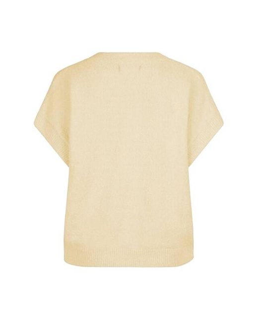 Red Button Sweat Srb4886 in het Yellow